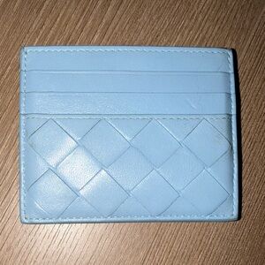 Bottega Veneta Sky Blue Card Holder
